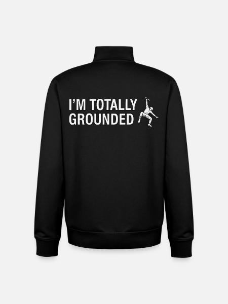 Totally Grounded Klettern - Unisex Organic Zip Sweatshirt von Stanley/Stella - Schwarz