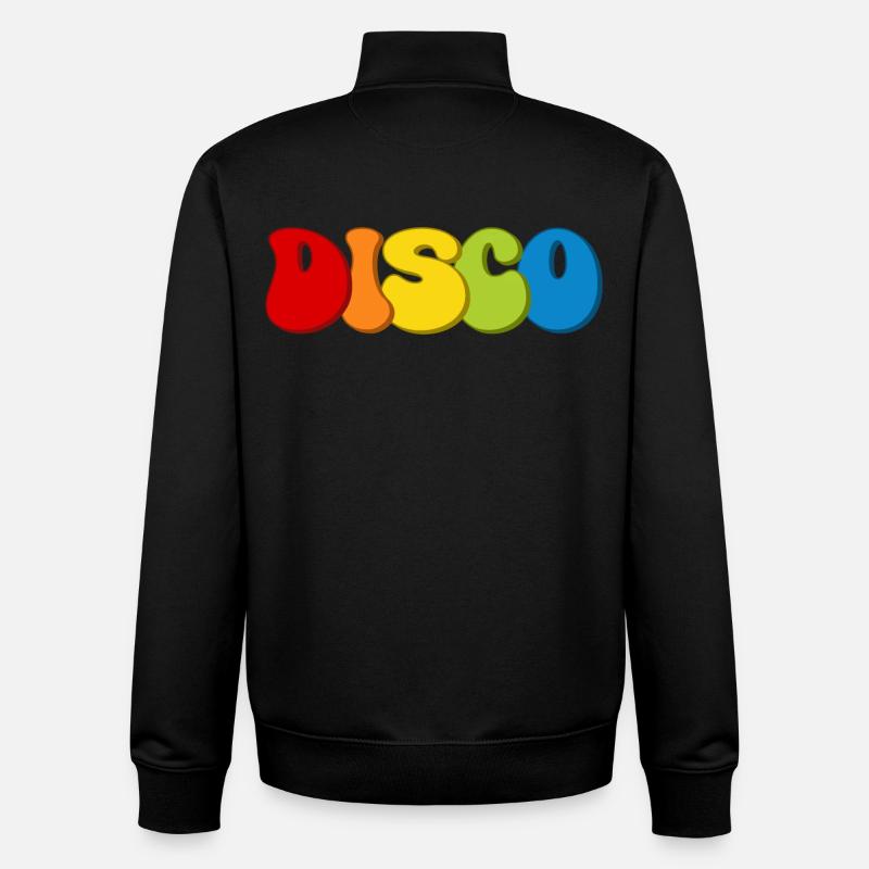 Disco - Unisex Organic Zip Sweatshirt von Stanley/Stella - Schwarz