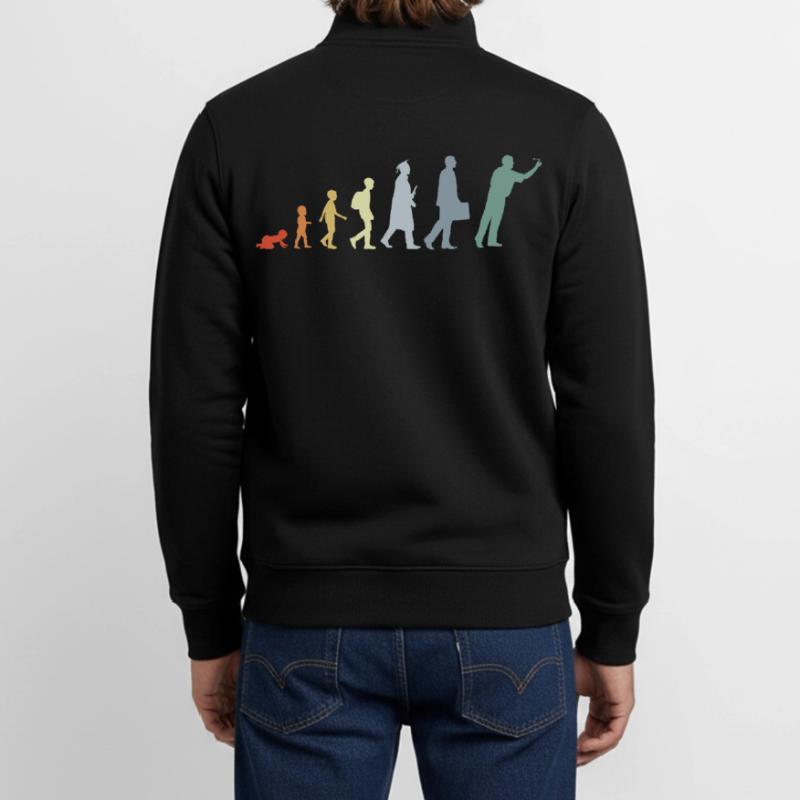 Évolution du dard Sweat zippé unisexe en coton bio Stanley/Stella