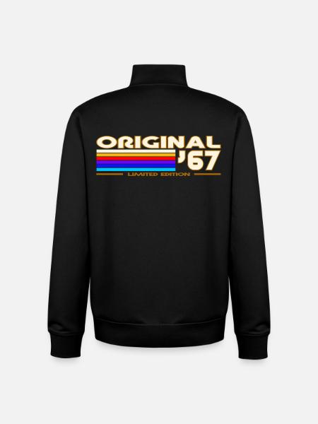 1967 - Sweat zippé unisexe en coton bio Stanley/Stella - noir