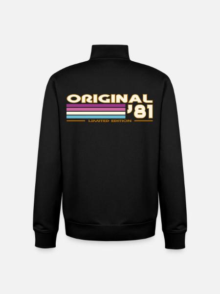 1981 - Sweat zippé unisexe en coton bio Stanley/Stella - noir