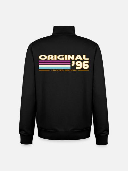 1996 - Sweat zippé unisexe en coton bio Stanley/Stella - noir