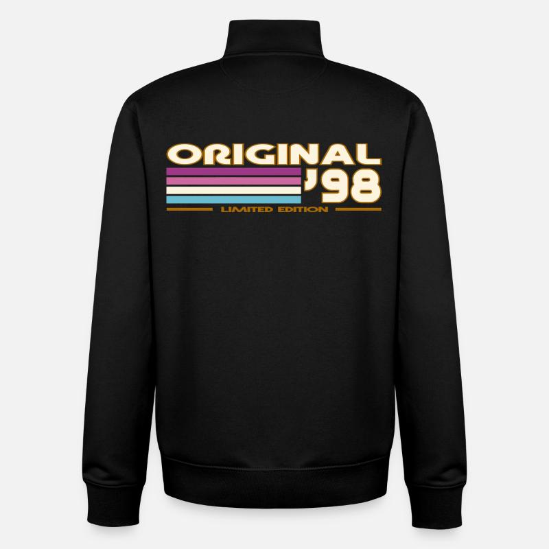 1998 - Unisex Organic Zip Sweatshirt by Stanley/Stella - black
