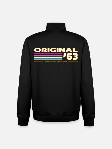 1963 - Unisex Organic Zip Sweatshirt von Stanley/Stella - Schwarz