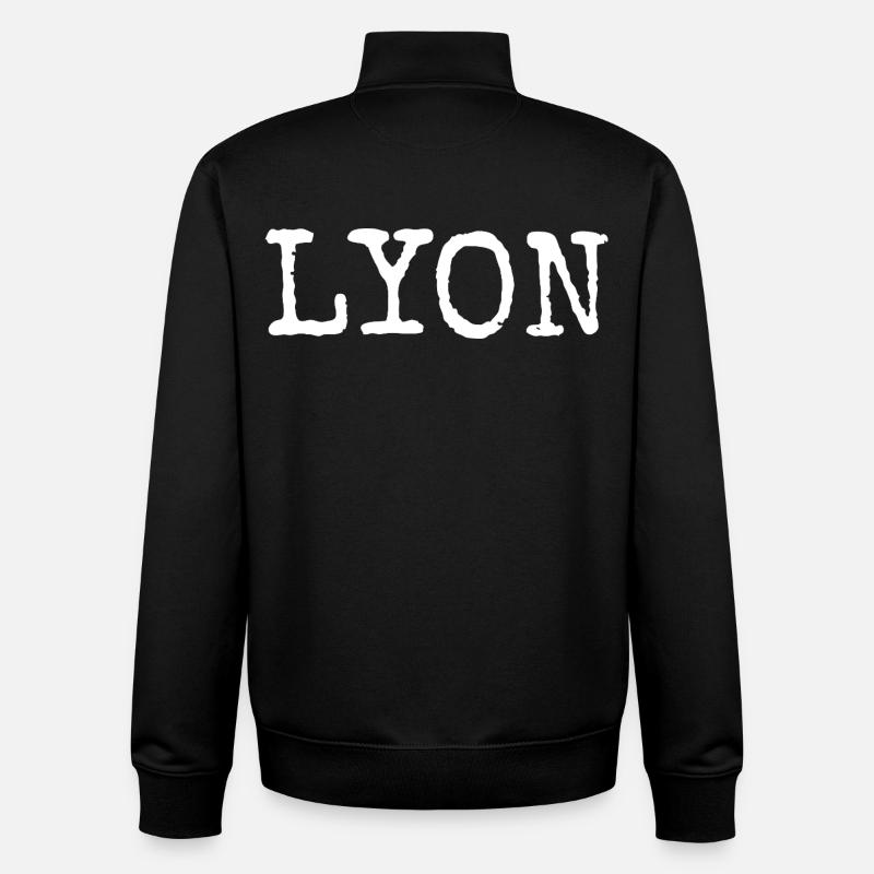 Lyon - Unisex Organic Zip Sweatshirt by Stanley/Stella - black