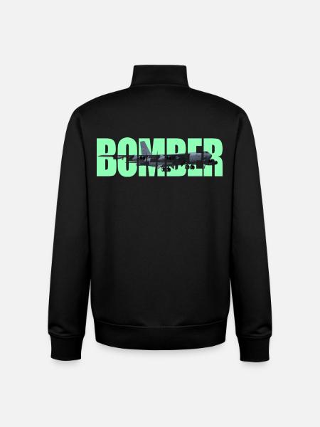 Bomber B-52 Stratofortress - Unisex Organic Zip Sweatshirt by Stanley/Stella - black