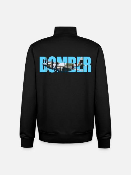 Bomber DH.98 Mosquito - Unisex Organic Zip Sweatshirt by Stanley/Stella - black