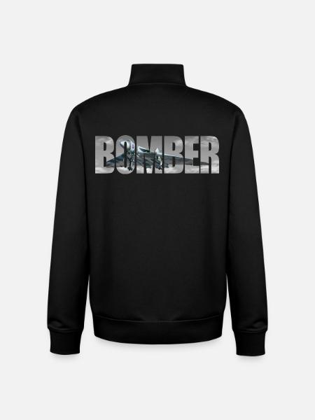 Bomber Avro 698 Vulcan - Unisex Organic Zip Sweatshirt by Stanley/Stella - black