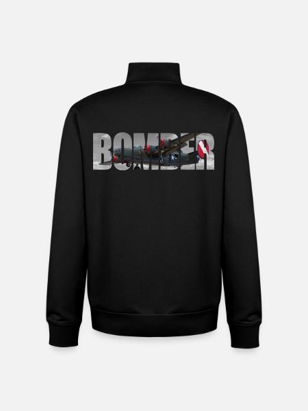 Bomber B-24 Liberator - Unisex Organic Zip Sweatshirt by Stanley/Stella - black