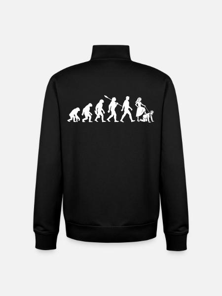 JGA Junggesellenabschied - Evolution Bachelor - Unisex Organic Zip Sweatshirt von Stanley/Stella - Schwarz