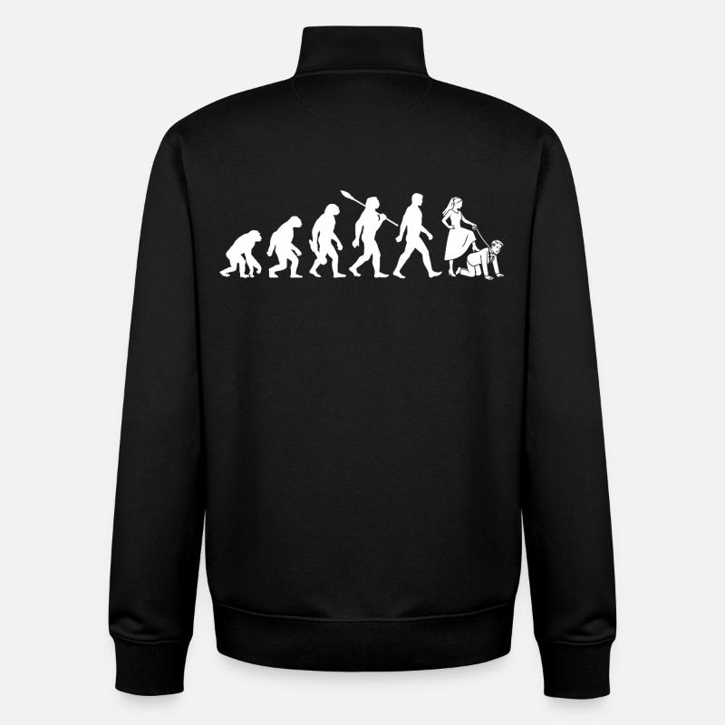 Bachelor Party - Evolution Bachelor - Unisex Organic Zip Sweatshirt by Stanley/Stella - black