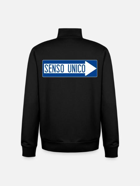 2560px-Fig-_82_a_-_Senso_unico_-_1959 - Unisex Organic Zip Sweatshirt by Stanley/Stella - black