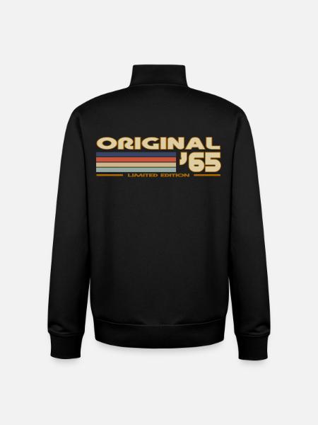 1965 - Unisex Organic Zip Sweatshirt by Stanley/Stella - black