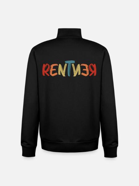Rentner - Unisex Organic Zip Sweatshirt von Stanley/Stella - Schwarz