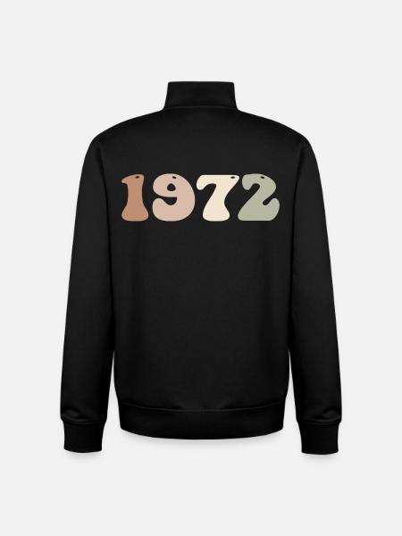 1972 - Unisex Organic Zip Sweatshirt by Stanley/Stella - black