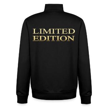 limited edition - Unisex Organic Zip Sweatshirt by Stanley/Stella - black - Back - AI Model Male 185 light (185cm)