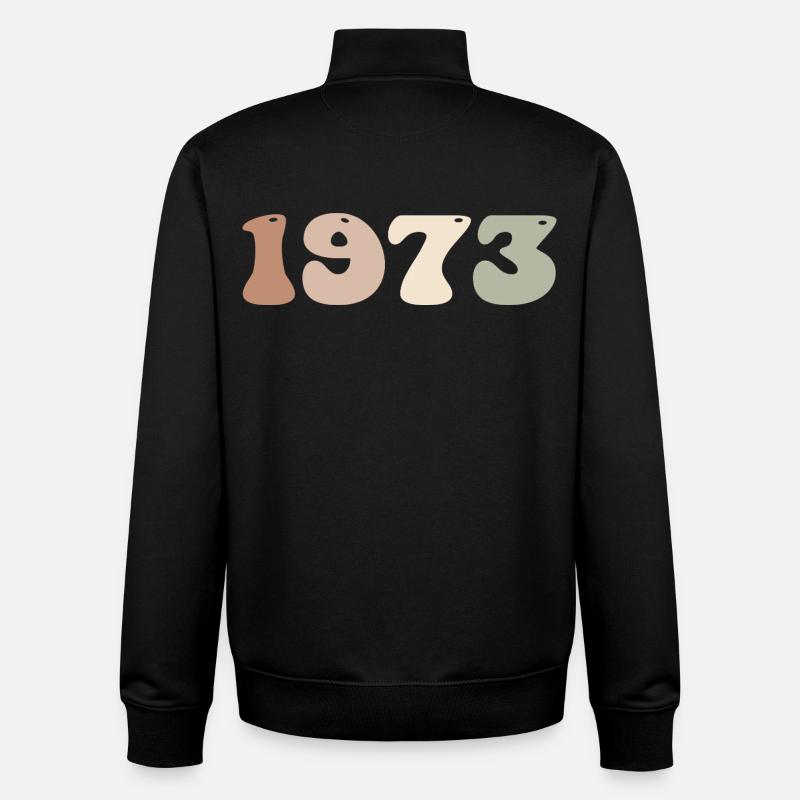 1973 - Sweat zippé unisexe en coton bio Stanley/Stella - noir