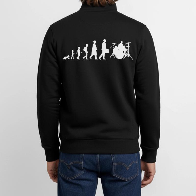 Drummer Evolution Unisex Organic Zip Sweatshirt by Stanley/Stella