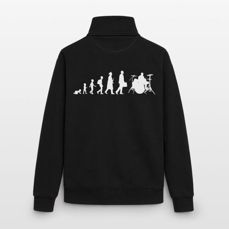 Drummer Evolution Unisex Organic Zip Sweatshirt by Stanley/Stella