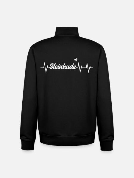 Heartbeat Steinhude - Unisex Organic Zip Sweatshirt by Stanley/Stella - black