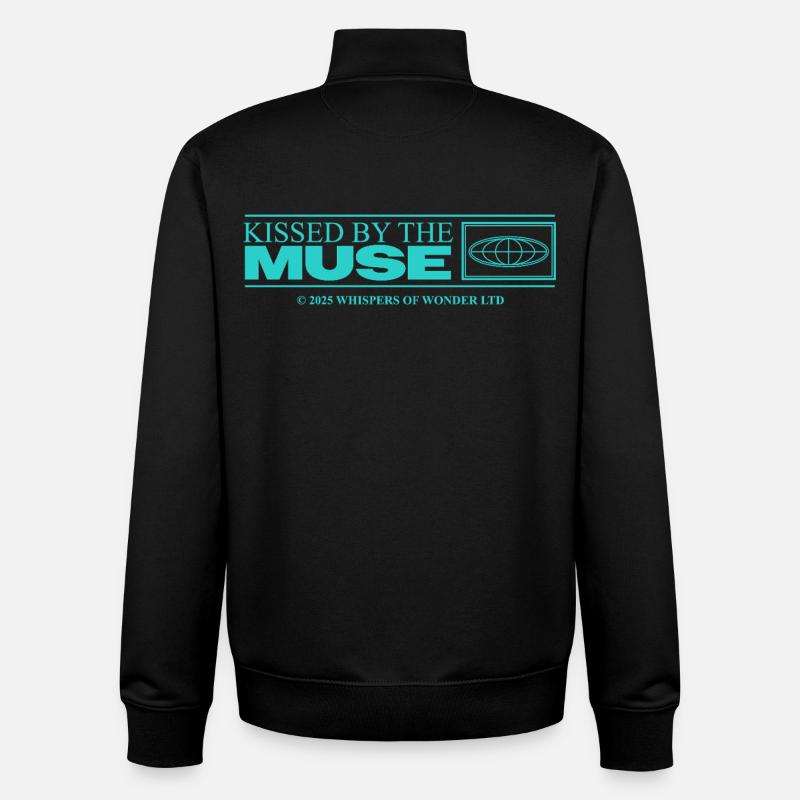 Inspired & Creative – Aesthetic Statement - Unisex Organic Zip Sweatshirt by Stanley/Stella - black