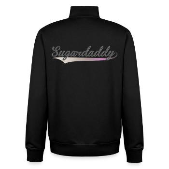 Sugardaddy - Unisex Organic Zip Sweatshirt von Stanley/Stella - Schwarz - Hinten - AI Model Male 185 light (185cm)