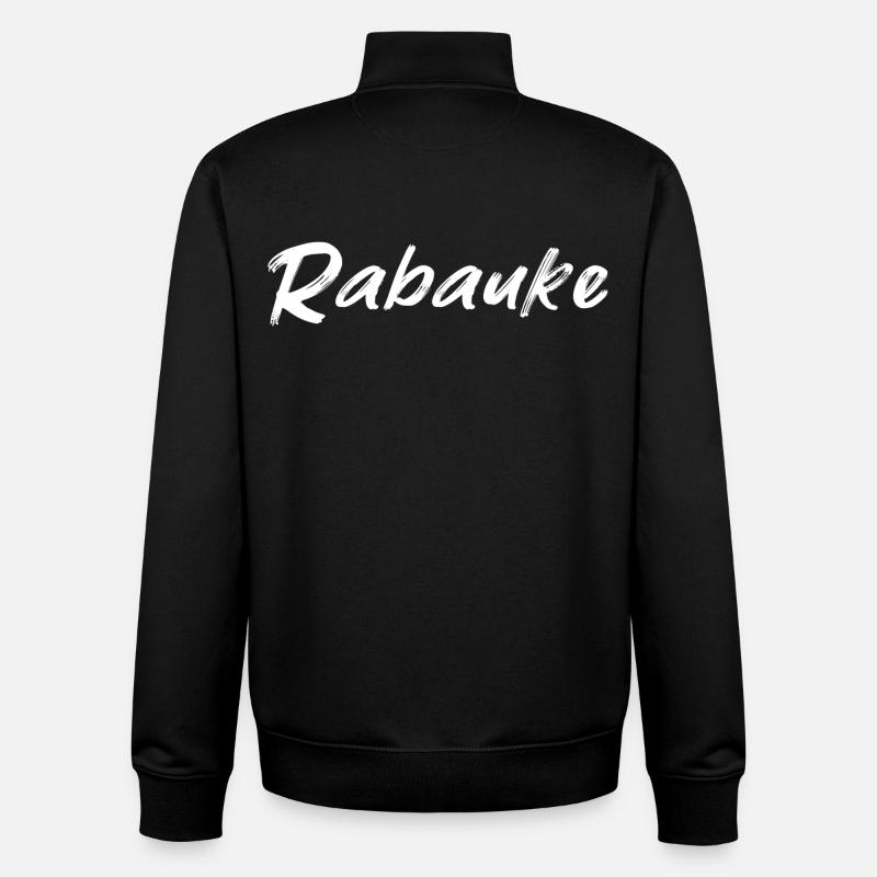 Rabauke - Unisex Organic Zip Sweatshirt von Stanley/Stella - Schwarz