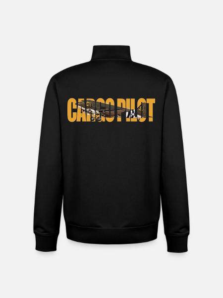 Cargo pilot C-47 - Unisex Organic Zip Sweatshirt by Stanley/Stella - black