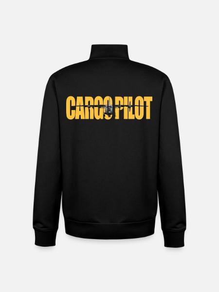 Cargo pilot An-12 - Unisex Organic Zip Sweatshirt by Stanley/Stella - black