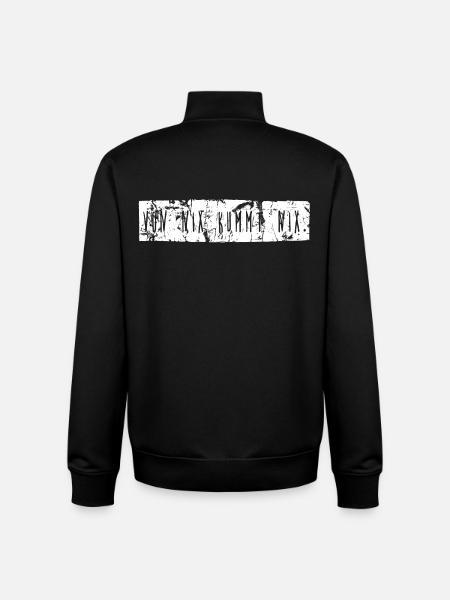 von nix kummt nix! - Unisex Organic Zip Sweatshirt von Stanley/Stella - Schwarz