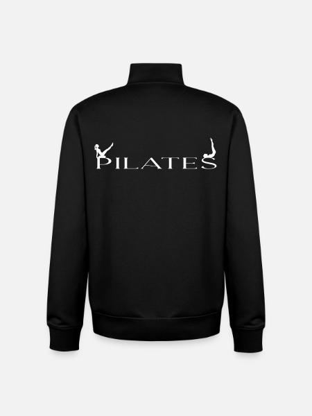 le pilates - Sweat zippé unisexe en coton bio Stanley/Stella - noir