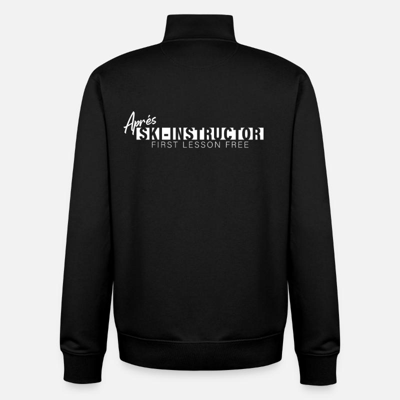 Après Ski Instructor – Motif - Unisex Organic Zip Sweatshirt by Stanley/Stella - black