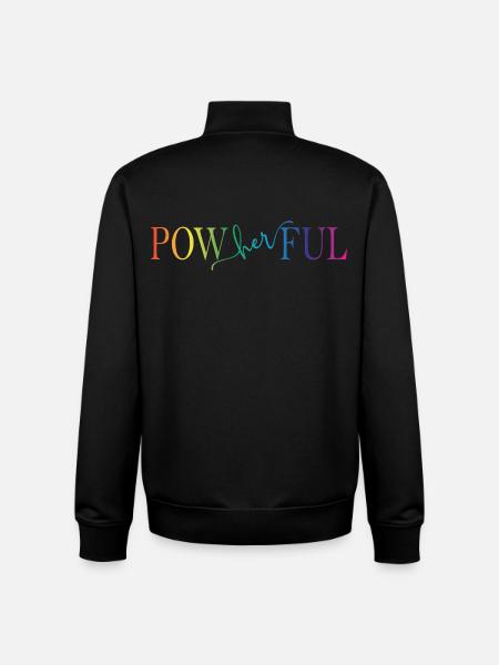 Powherful - Unisex Organic Zip Sweatshirt von Stanley/Stella - Schwarz