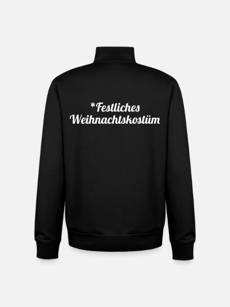 Festliches Weihnachtskostüm - Unisex Organic Zip Sweatshirt von Stanley/Stella - Schwarz