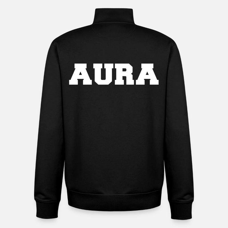 Aura - Unisex Organic Zip Sweatshirt by Stanley/Stella - black