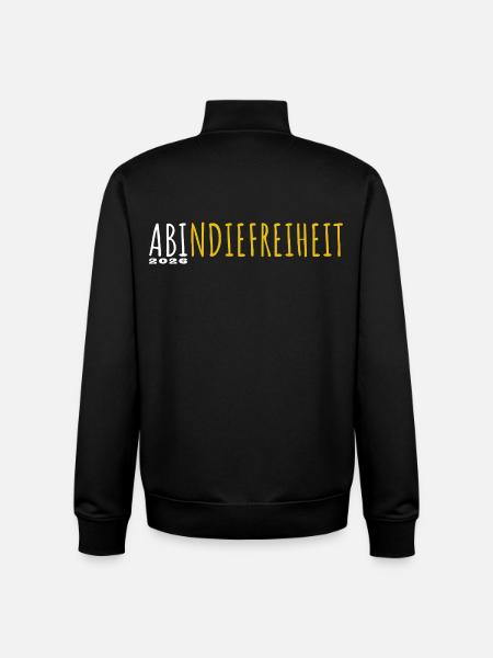 Off to freedom 2026 - Abitur - Matura - Unisex Organic Zip Sweatshirt by Stanley/Stella - black