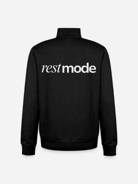 Rest Mode Mood - Unisex Organic Zip Sweatshirt by Stanley/Stella - black