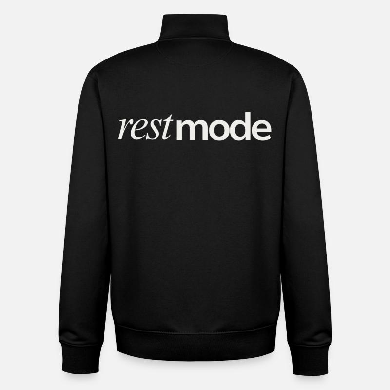 Mode repos - Sweat zippé unisexe en coton bio Stanley/Stella - noir