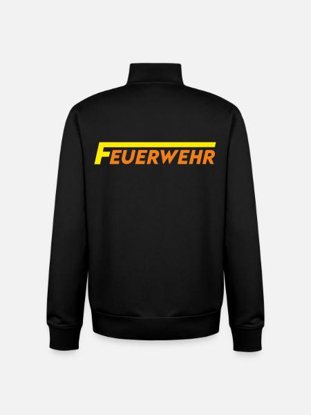feuerwehr - Unisex Organic Zip Sweatshirt von Stanley/Stella - Schwarz