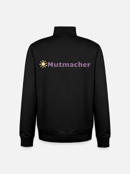 Mutmacher - Unisex Organic Zip Sweatshirt von Stanley/Stella - Schwarz