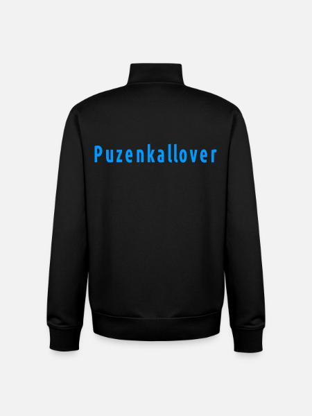 Puzenkallover - Unisex Organic Zip Sweatshirt by Stanley/Stella - black