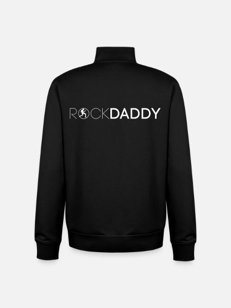 RockDaddy Rock'n'Roll - Unisex Organic Zip Sweatshirt von Stanley/Stella - Schwarz