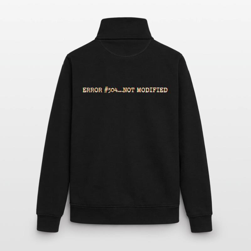 Error304_NotModified Unisex Organic Zip Sweatshirt by Stanley/Stella