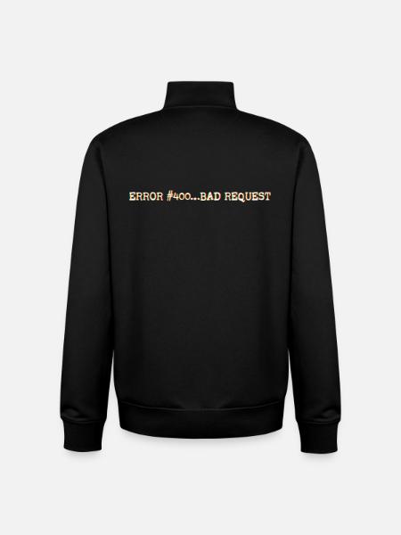 Error400_BadRequest - Unisex Organic Zip Sweatshirt by Stanley/Stella - black