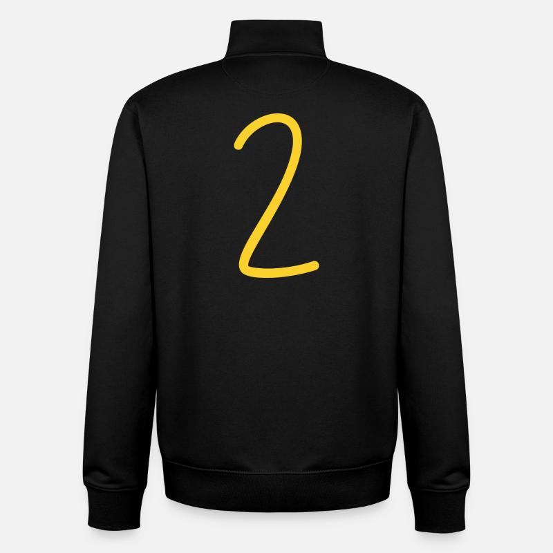 2 - Sweat zippé unisexe en coton bio Stanley/Stella - noir