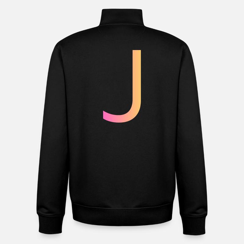 J - Unisex Organic Zip Sweatshirt von Stanley/Stella - Schwarz