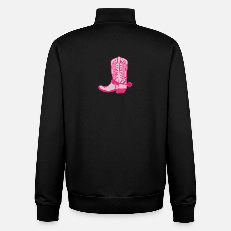 Botte 2 - Sweat zippé unisexe en coton bio Stanley/Stella - noir
