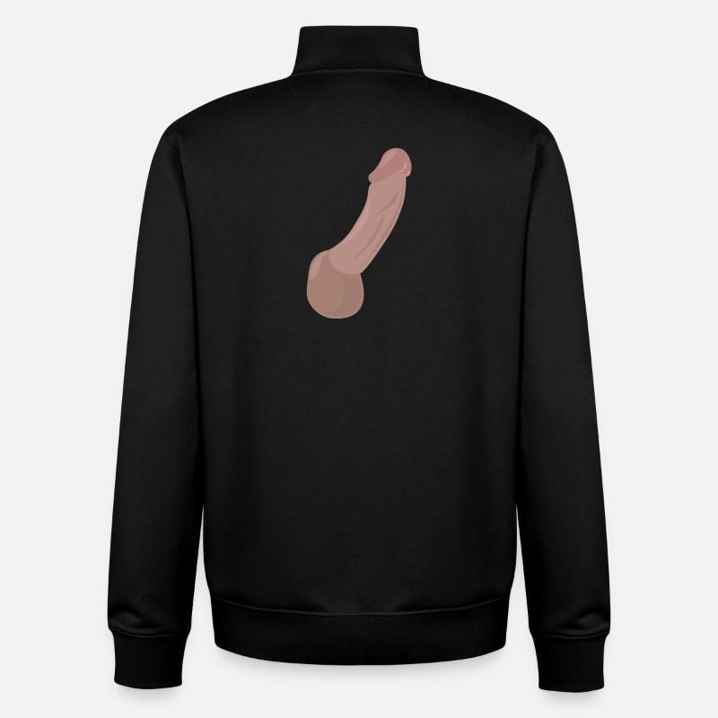 Impression K-18 - Sweat zippé unisexe en coton bio Stanley/Stella - noir