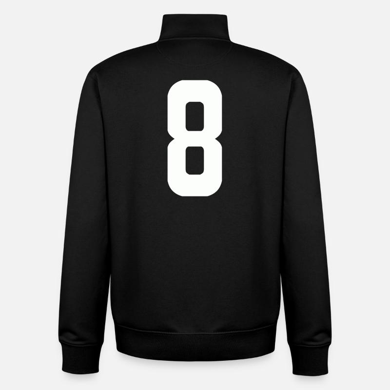8 - Unisex Organic Zip Sweatshirt von Stanley/Stella - Schwarz