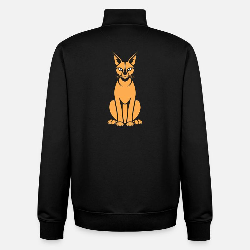 Karakal - Unisex Organic Zip Sweatshirt von Stanley/Stella - Schwarz